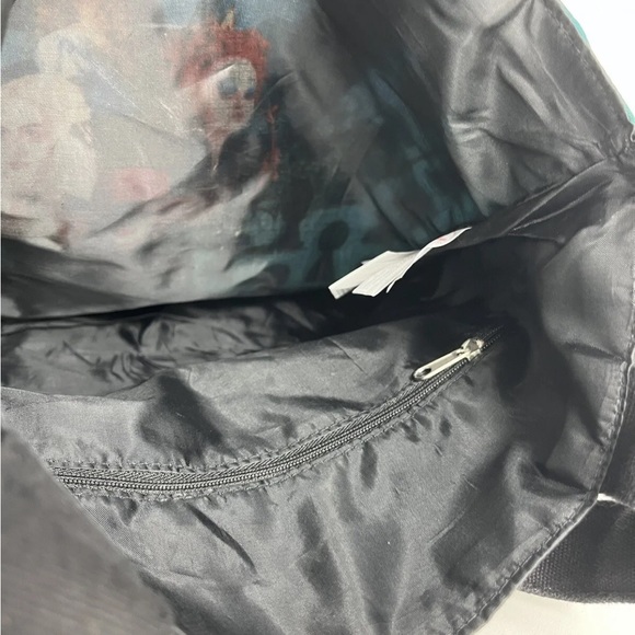 Alice in Wonderland Tim Burton Disney Black Blue Tote Bag - Picture 6 of 6